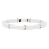 Pura White Ceramic and Diamond Bracelet - Danielle B.