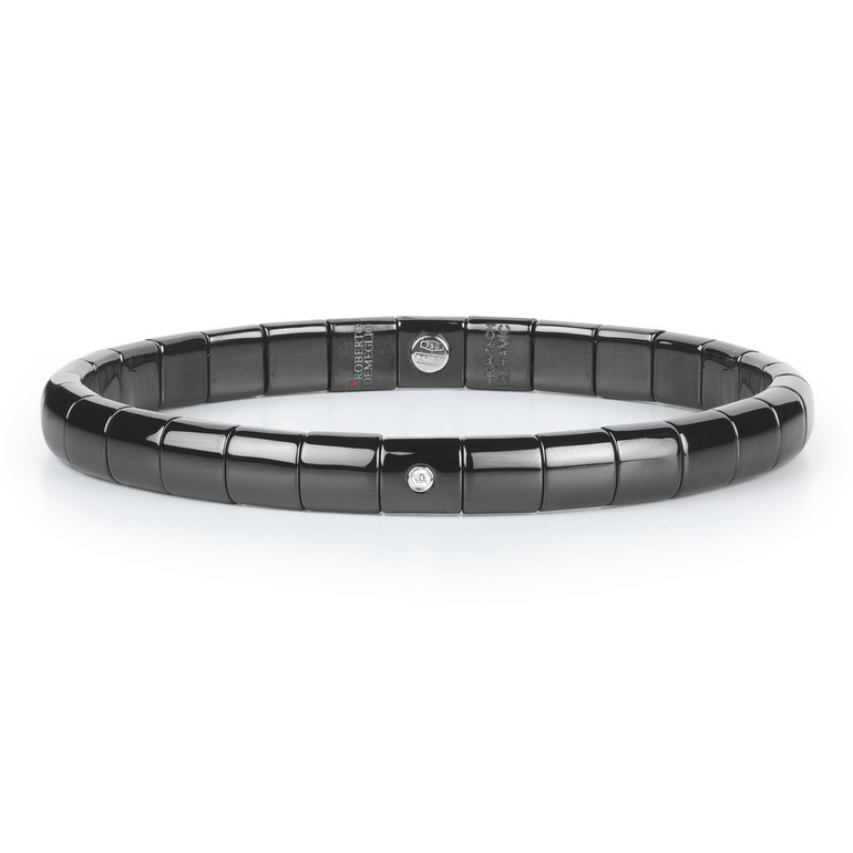 Pura Black Ceramic and Diamond Bracelet - Danielle B.