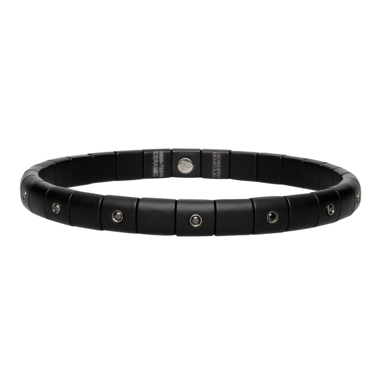 Pura Black Ceramic and Black Diamond Bracelet - Danielle B.