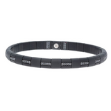 Pura Black Ceramic and Black Diamond Bracelet