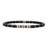 Carbon Fiber, Ceramic and Black Diamond Bracelet