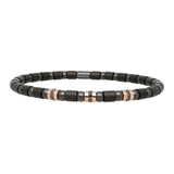 Carbon Fiber, Ceramic and Black Diamond Bracelet