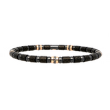 Carbon Fiber, Ceramic and Black Diamond Bracelet