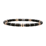 Carbon Fiber, Ceramic and Black Diamond Bracelet