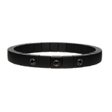 Scacco Black Ceramic and Black Diamond Bracelet