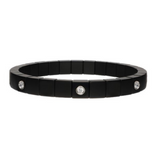 Scacco Black Ceramic and Diamond Bracelet