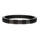 Scacco Black Ceramic and Black Diamond Bracelet