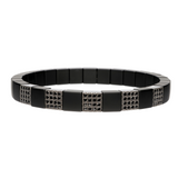 Scacco Black Ceramic and Black Diamond Bracelet