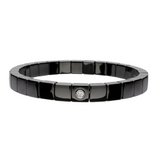 Scacco Black Ceramic and Diamond Bracelet