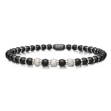 Sfera Small Black Ceramic and Diamond Bracelet
