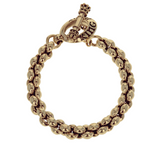 10kt Gold Large Infinity Link Bracelet