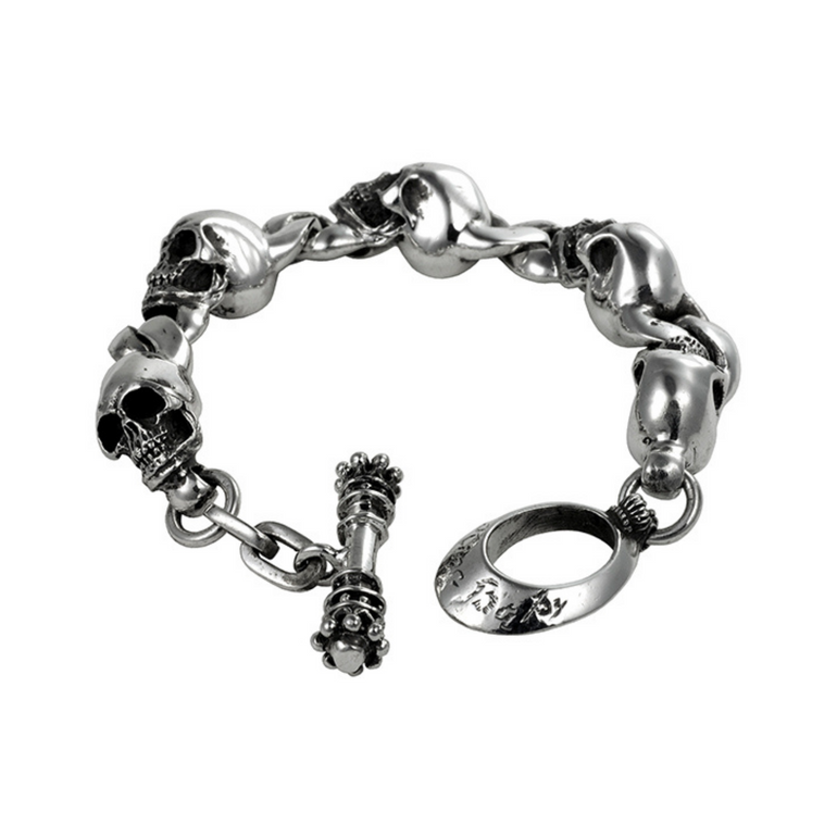 Integrated Skull Bracelet
