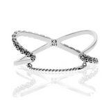 Rose X Cross Cuff