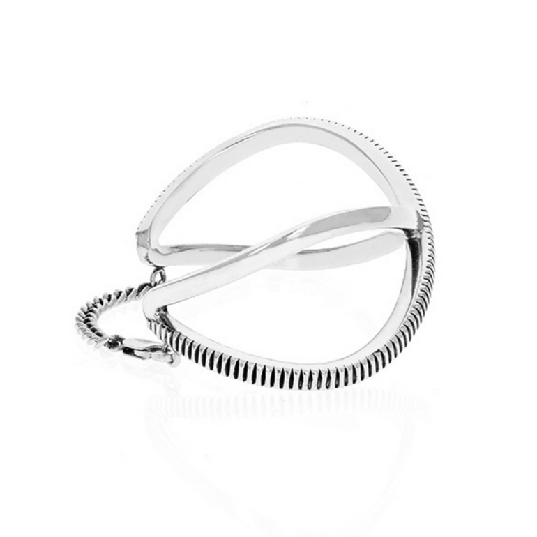 Coin Edge X Cross Cuff - Danielle B.