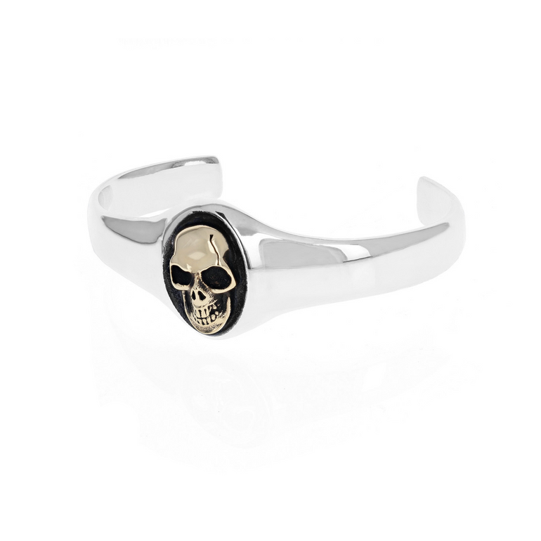 New Classics Skull Cuff with Gold Alloy - Danielle B.
