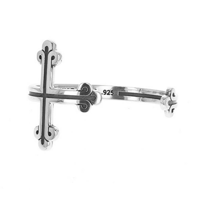 Large Traditional Cross Cuff - Danielle B.