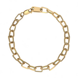 10kt Gold Pop Top Cut Out Bracelet