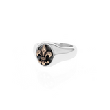 Fleur De Lis Ring with Gold Alloy