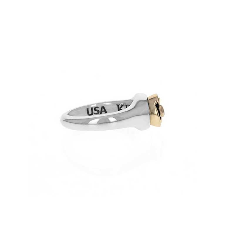 Small Rose Ring with Gold Alloy