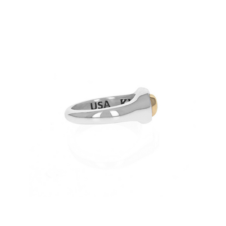 Small Heart Ring with Gold Alloy - Danielle B.
