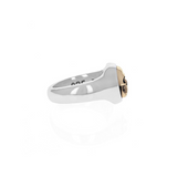 Skull Motif Ring with Gold Alloy