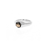 Small Crown Ring with Gold Alloy
