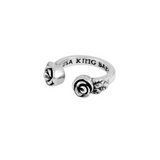 Open Ring with Roses