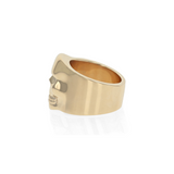 10kt Gold Small Classic Skull Ring