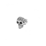 Laughing Skull Ring with Movable Jaw
