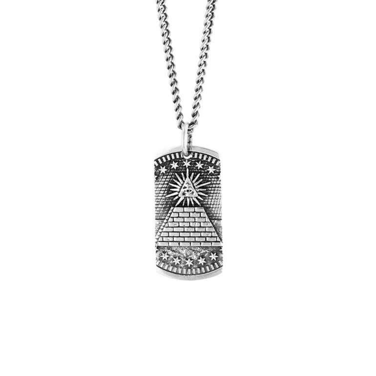 Eye of Providence Dog Tag Pendant - Danielle B.