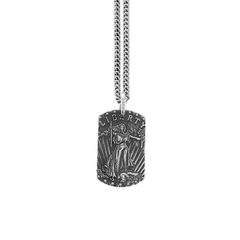 Liberty Dog Tag Pendant