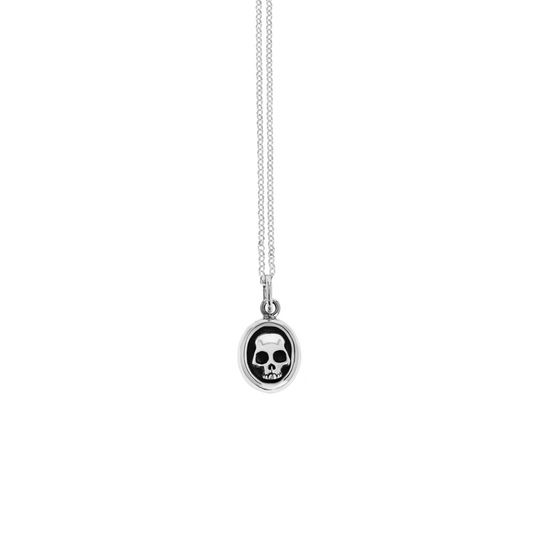 Framed Hamlet Skull Pendant