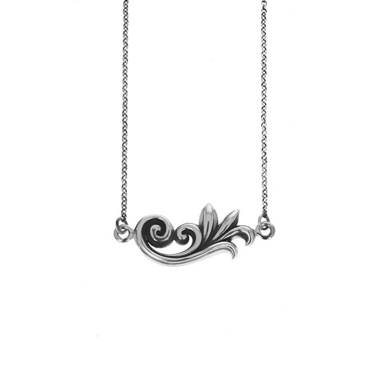 Leaf Scroll Pendant