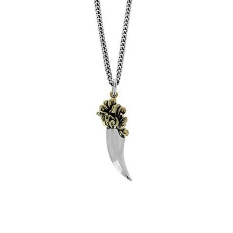 Two-Tone Ancient Dagger Pendant - Danielle B.