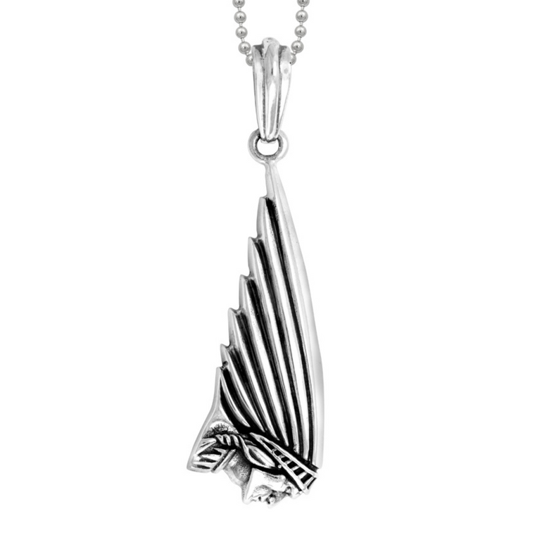 Large Indian Headdress Pendant - Danielle B.