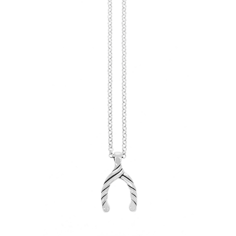 Lucky Wishbone Pendant