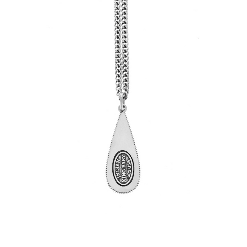 Indian Script Logo Coin Edge Pendant