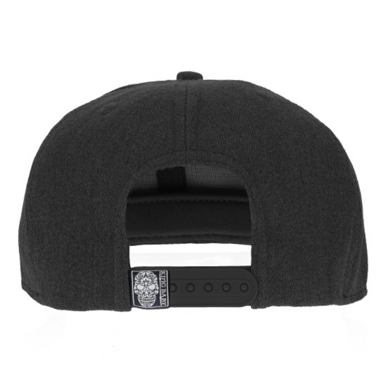 Black Baroque Skull Hat