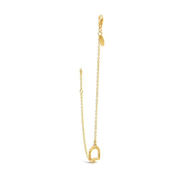 Staffe 18kt Yellow Gold Bracelet with Diamonds