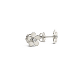 Minuette 18kt Gold Stud Flower Earrings with Diamonds