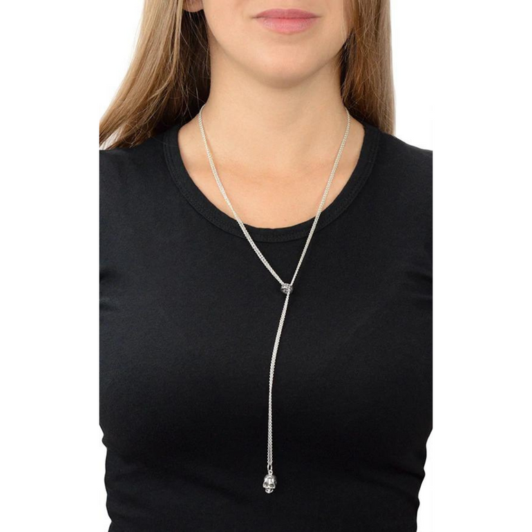 Bolero Necklace with Hamlet Skull - Danielle B.