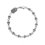 Round Skull Chain Bracelet