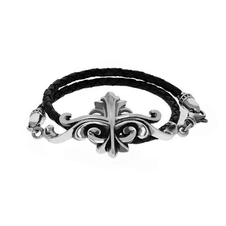 KB Scroll Double Leather Wrap - Danielle B.