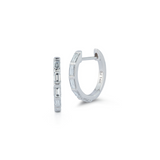 Baguette Diamond Huggie Earrings - Danielle B.