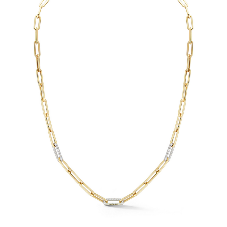 Paperclip Diamond Necklace - Danielle B.