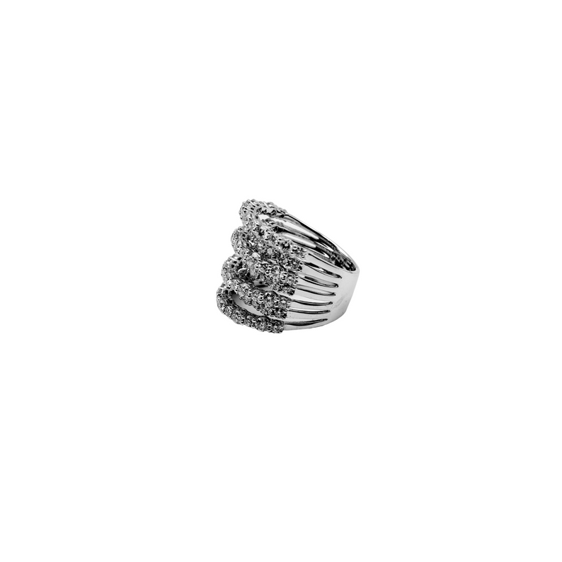 Multi-Row Ring with Diamonds - Danielle B.