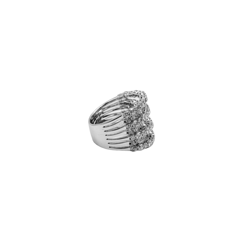 Multi-Row Ring with Diamonds - Danielle B.