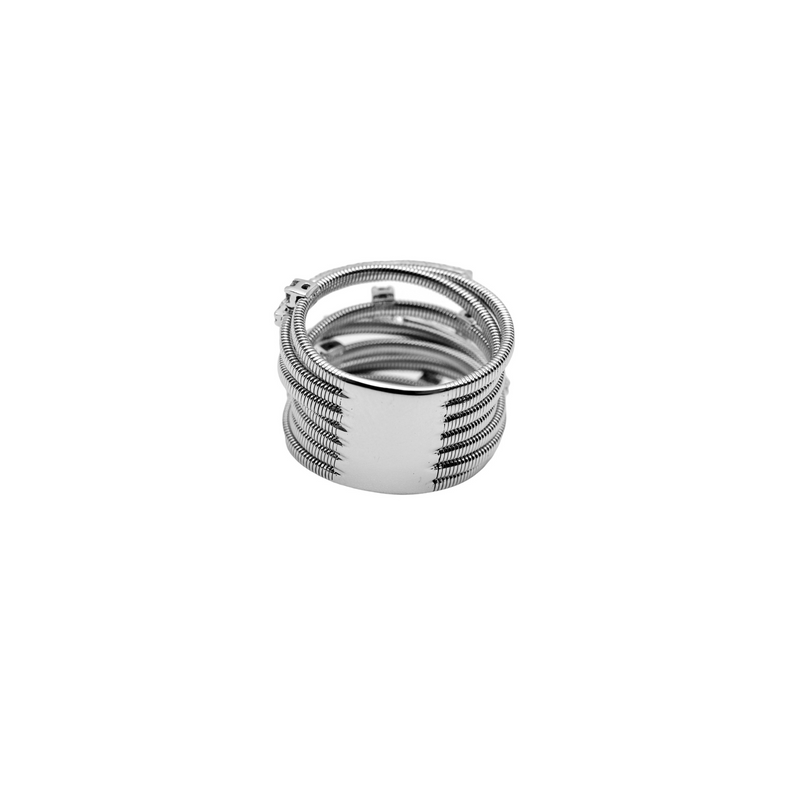 Crossover Ring with Diamonds - Danielle B.