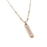 Bar Screw Necklace