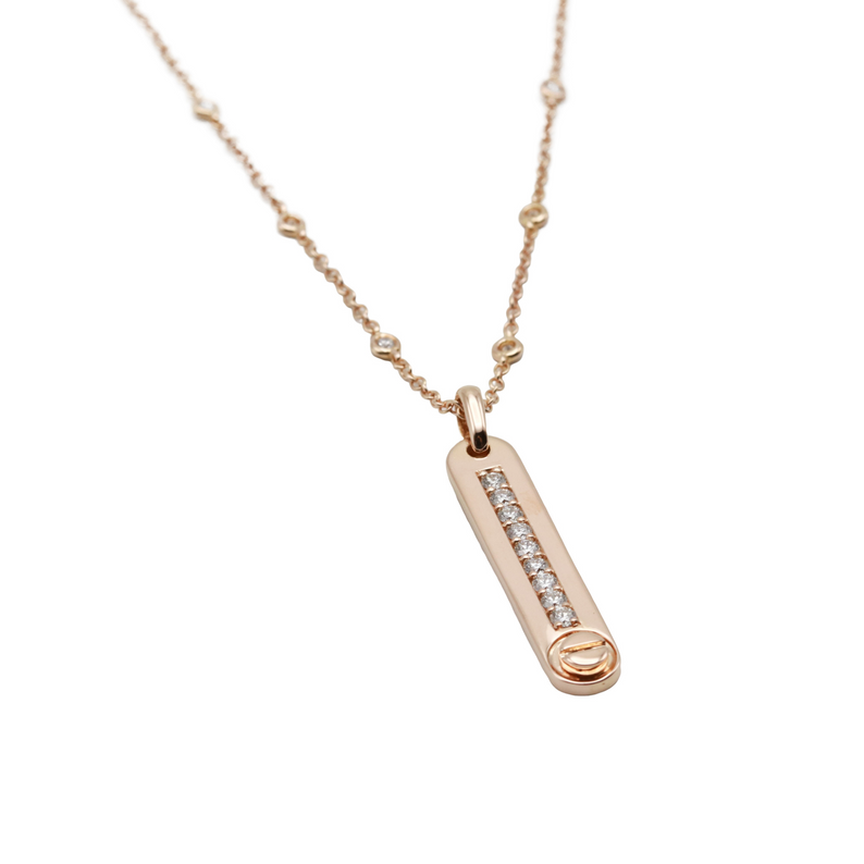 Bar Screw Necklace